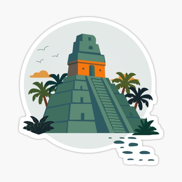 Vista previa del artículo con la obra «Pirámide Maya en Tikal Petén Guatemala», diseñado y vendido por kikilehnhoff.