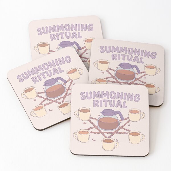 Item preview, Coffee Summoning Ritual Witchy Caffeine Chaos designed and sold by Jess.a.creates.