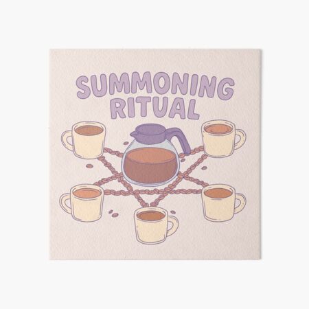 Artikel-Vorschau von Kaffeebeschwörungsritual Hexen-Koffein-Chaos, designt und verkauft von Jess.a.creates.