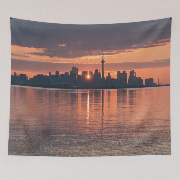 Item preview, First Sunbeams Through a Gap Between Toronto Skyscrapers designed and sold by Georgia Mizuleva.