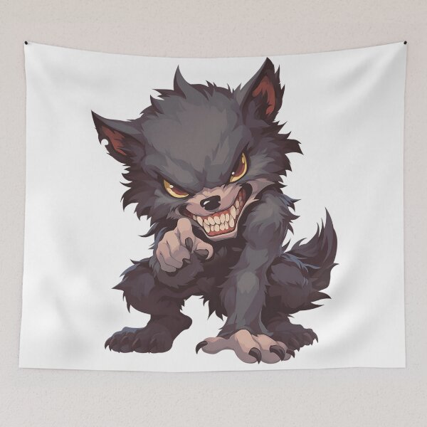 Item preview, Kawaii Werewolf Monster designed and sold by bapupa.