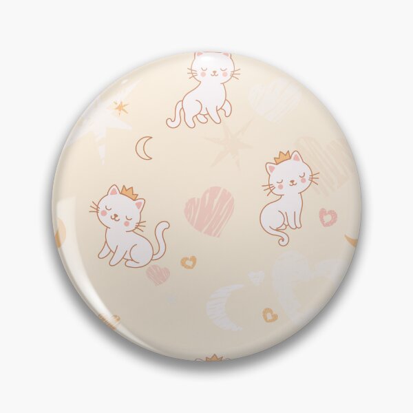 Item preview, Cute Princess Cats Seamless Pattern designed and sold by babanovaesha.