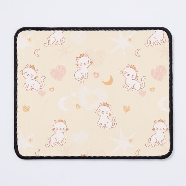 Item preview, Cute Princess Cats Seamless Pattern designed and sold by babanovaesha.