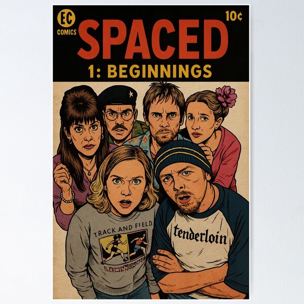 Item preview, Spaced Comic designed and sold by Wanderdreaming.