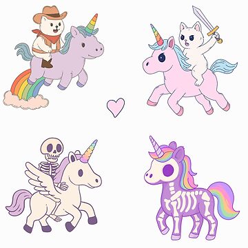 Artwork thumbnail, Chaotic Unicorn Riders Club by Jess.a.creates