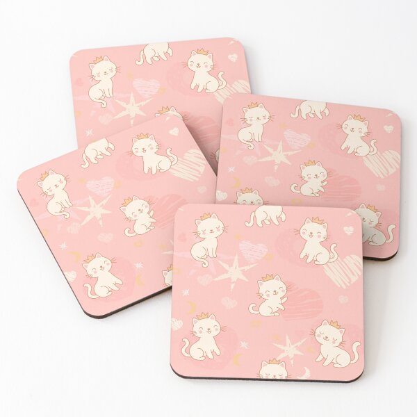 Item preview,  Cute Princess Cats Seamless Pattern designed and sold by babanovaesha.