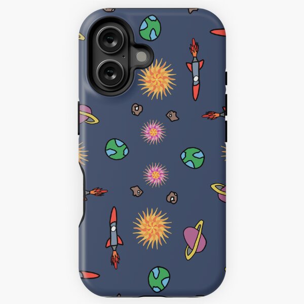 Item preview, Space Doodle Pattern with Rockets and Planets designed and sold by JKDESING.