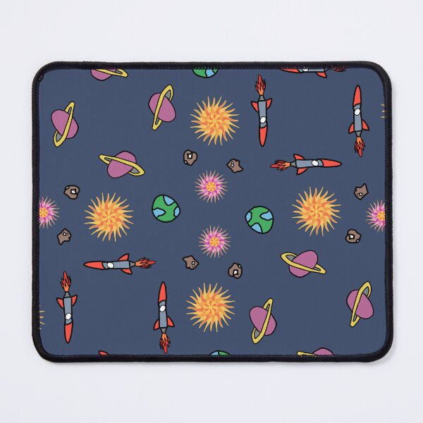 Item preview, Space Doodle Pattern with Rockets and Planets designed and sold by JKDESING.