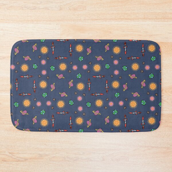 Item preview, Space Doodle Pattern with Rockets and Planets designed and sold by JKDESING.