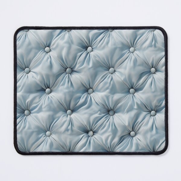 Item preview, Light Blue Tufted Upholstery Pattern - Elegant Buttoned Texture designed and sold by Art Garden.