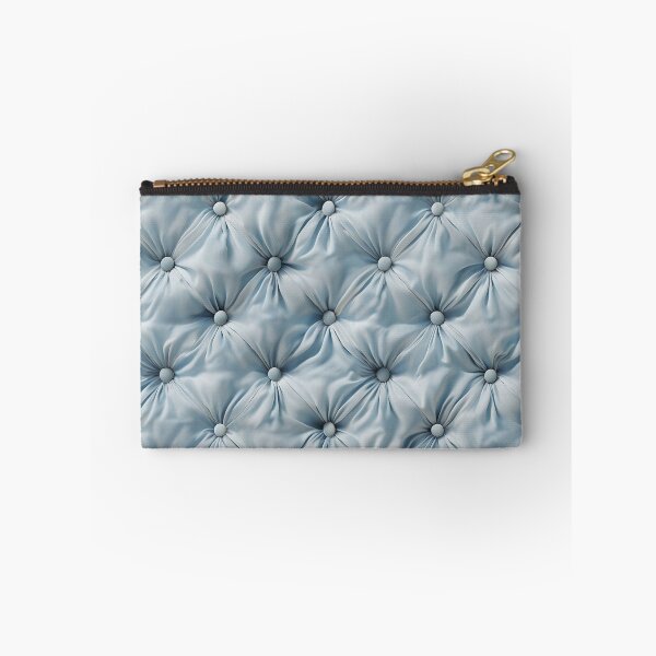 Item preview, Light Blue Tufted Upholstery Pattern - Elegant Buttoned Texture designed and sold by Art Garden.