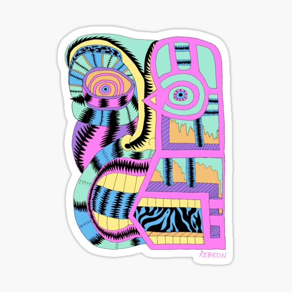 My Face Is Melting  Sticker