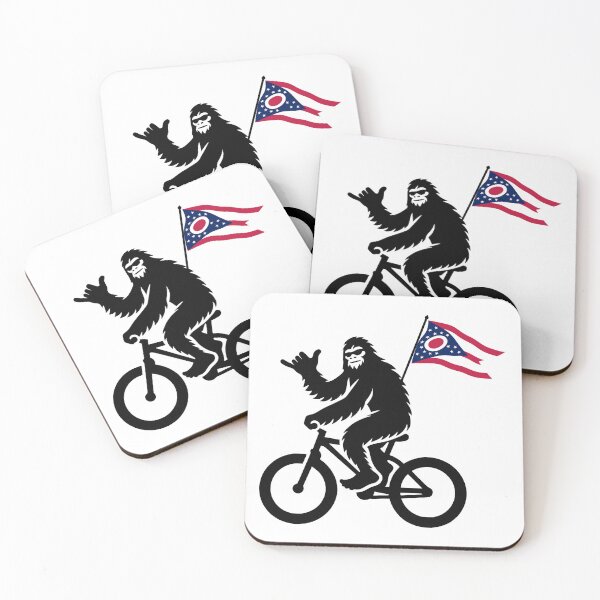 Item preview, Bigfoot Cycling Ohio Flag designed and sold by Esskay Designs.
