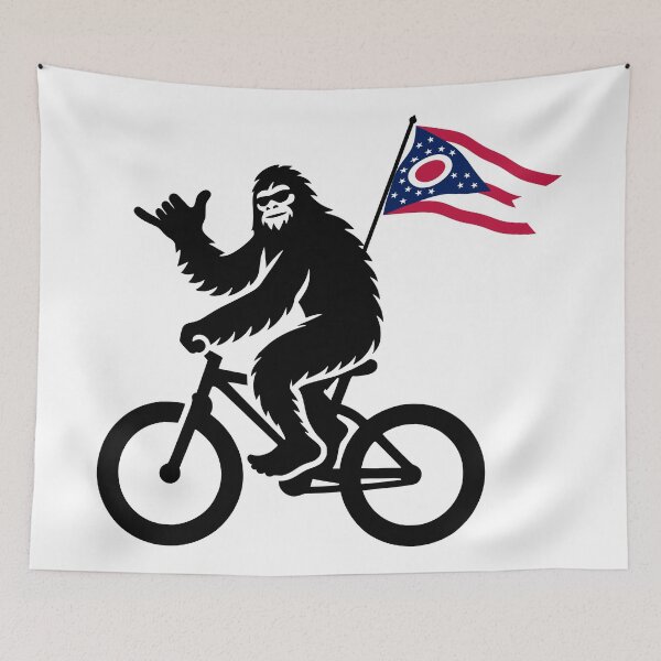 Item preview, Bigfoot Cycling Ohio Flag designed and sold by Esskay Designs.