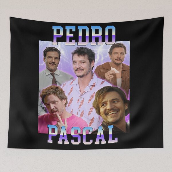 Item preview, Pedro Pascal Collage with Lightning Background designed and sold by GeekStorie.