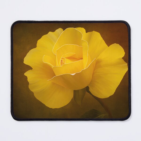 Item preview, Digitally painted yellow rose designed and sold by Sue Leonard.