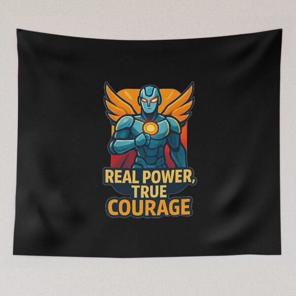 Item preview, Real Power, True Courage designed and sold by okiiskandarart.