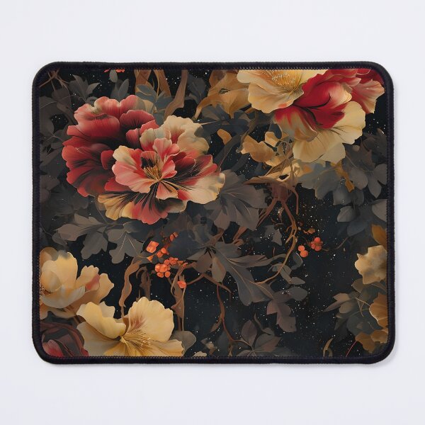 Item preview, Dark Vintage Floral Pattern - Moody Romantic Flowers designed and sold by Art Garden.