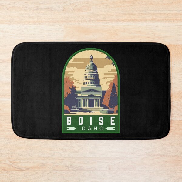 Item preview, Boise Idaho, USA Vintage Travel Art Emblem designed and sold by MaateoDesign.