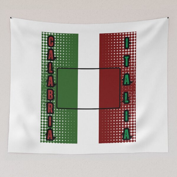 Item preview, Calabria Italy Flag designed and sold by maistendencias.