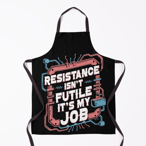 Item preview, Resistance Isn’t Futile – Electrician Nerd Humor Design designed and sold by PECCATOR.