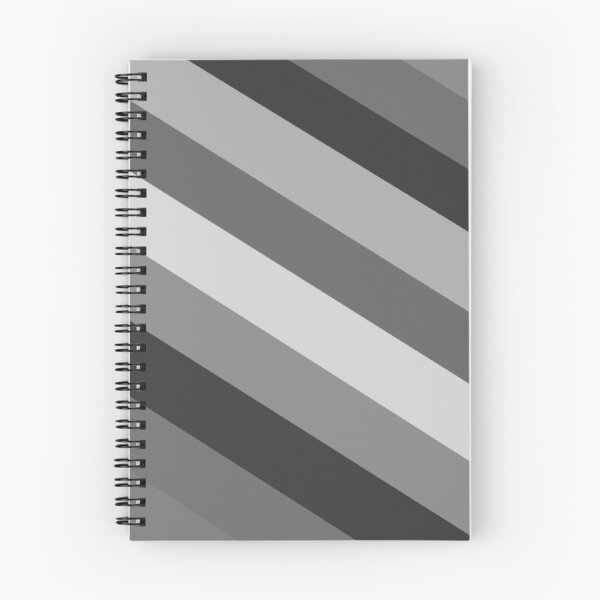 Item preview, Grey monochrome black white diagonal stripes design designed and sold by ModSupporters.