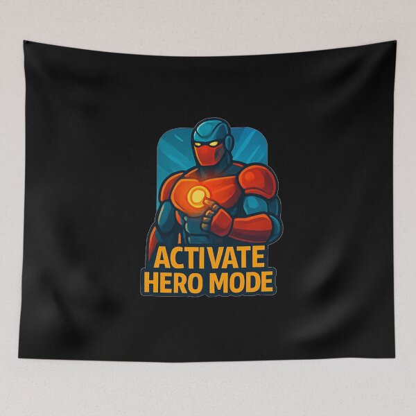 Item preview, Activate Hero Mode designed and sold by okiiskandarart.
