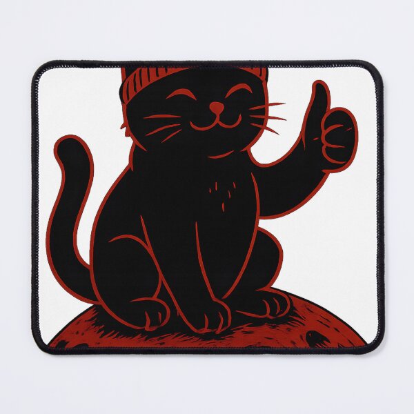 Item preview, Cat and beanie on Mars – 1,000% Tariffs designed and sold by Kantacafe.