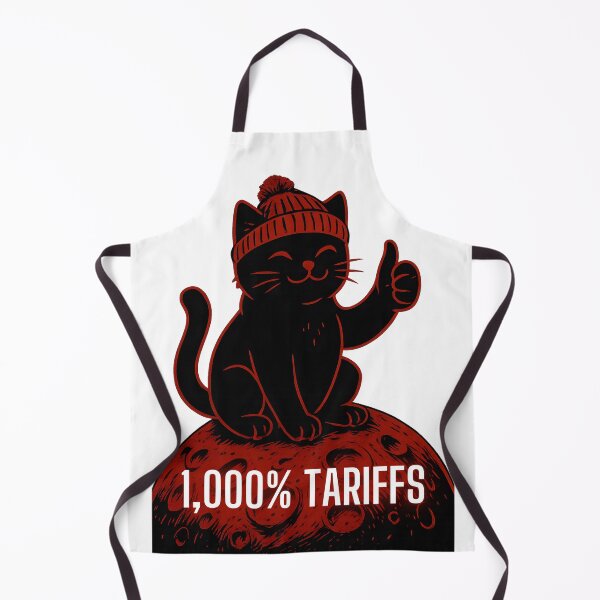 Item preview, Cat and beanie on Mars – 1,000% Tariffs designed and sold by Kantacafe.