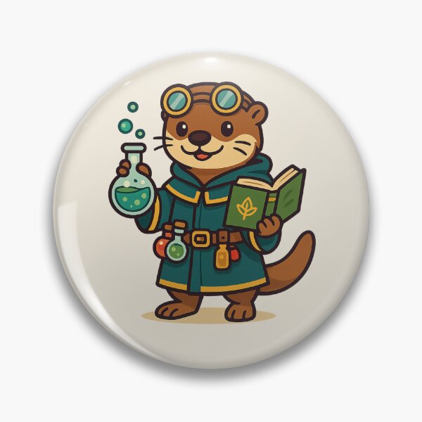 Item preview, Cute Otter Alchemist – Fantasy Potion Maker designed and sold by TenkaTees.