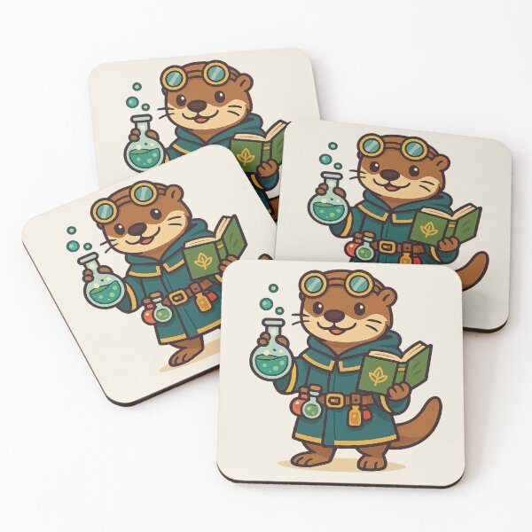 Item preview, Cute Otter Alchemist – Fantasy Potion Maker designed and sold by TenkaTees.