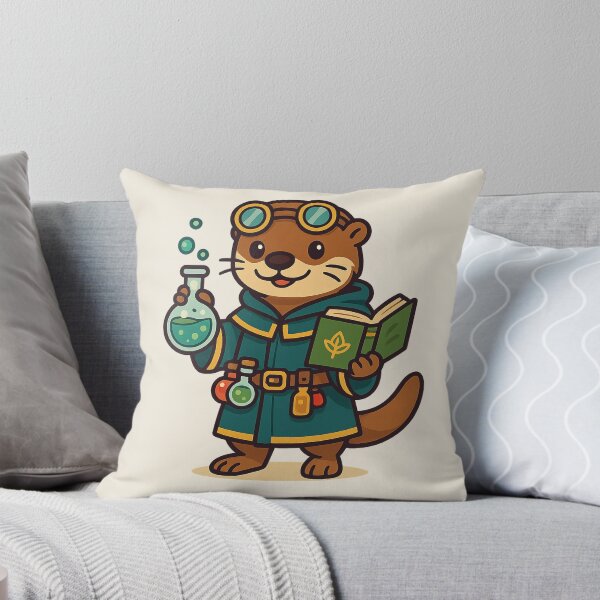 Item preview, Cute Otter Alchemist – Fantasy Potion Maker designed and sold by TenkaTees.