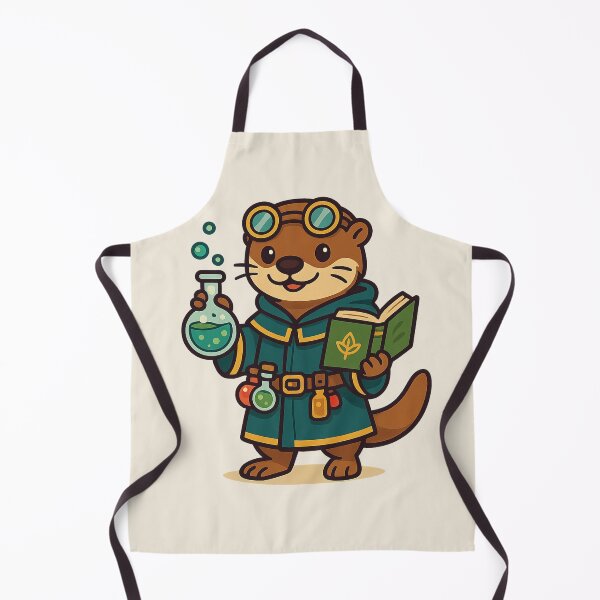 Item preview, Cute Otter Alchemist – Fantasy Potion Maker designed and sold by TenkaTees.