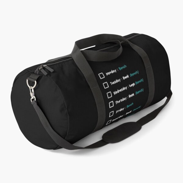 Item preview, Weekly Gym Program (bench) designed and sold by SH3RL0CKK.
