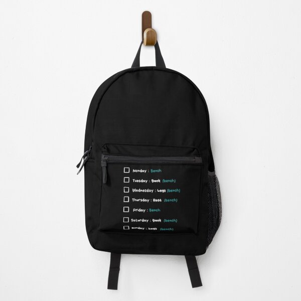 Item preview, Weekly Gym Program (bench) designed and sold by SH3RL0CKK.