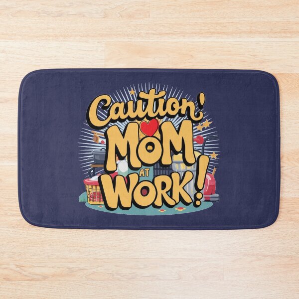 Item preview, Caution: Mommy at Work – Funny & Charming Mother's Day designed and sold by Rajasekar.