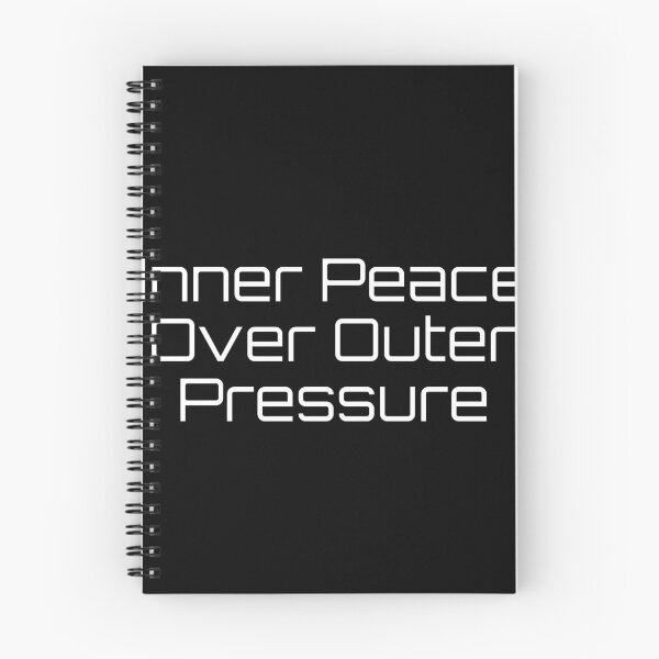 Item preview, Inner Peace Over Outer Pressure designed and sold by Ninjacatoff.