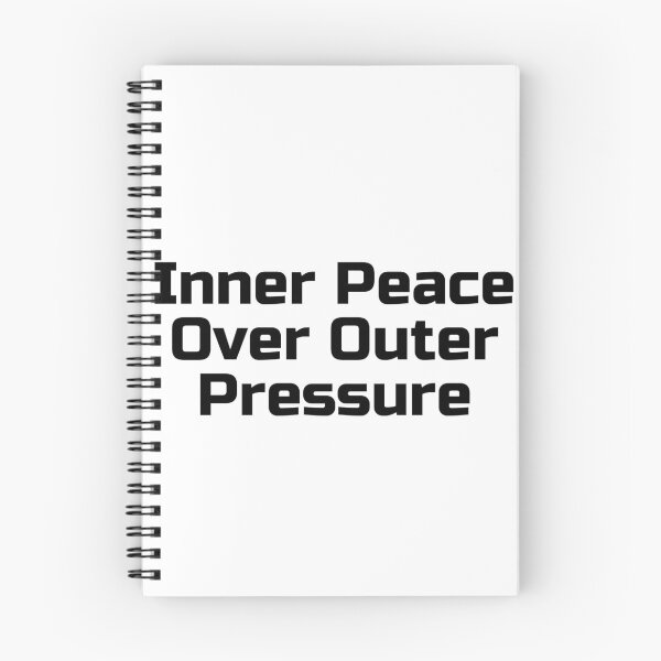 Item preview, Inner Peace Over Outer Pressure designed and sold by Ninjacatoff.