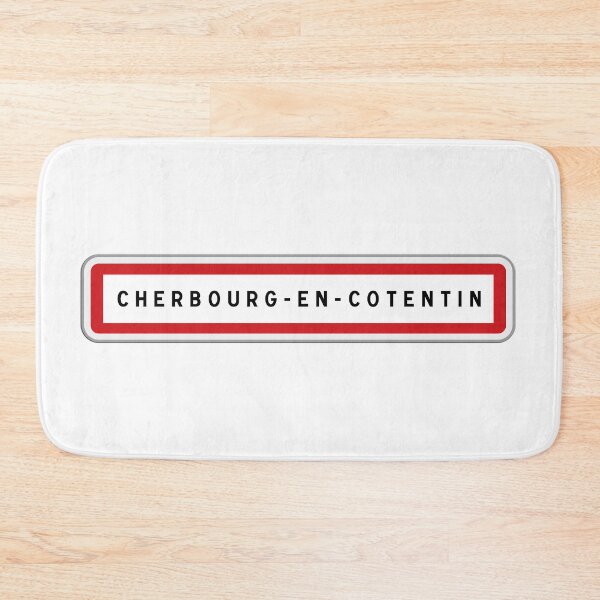 Item preview, Entrance sign to the town of Cherbourg-en-Cotentin, Manche, Normandy designed and sold by Panneaux et signalisations - NPOITEVIN.