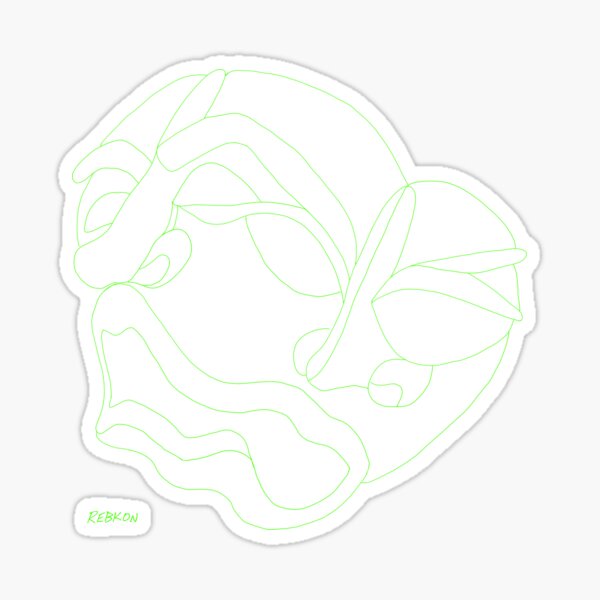Two-Faced Sticker