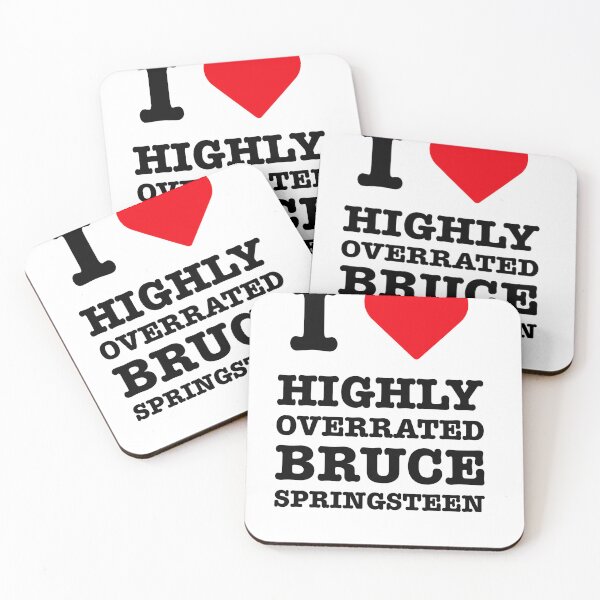 Item preview, I Love Highly Overrated Bruce Springsteen Trump Funny  designed and sold by bruceqs.