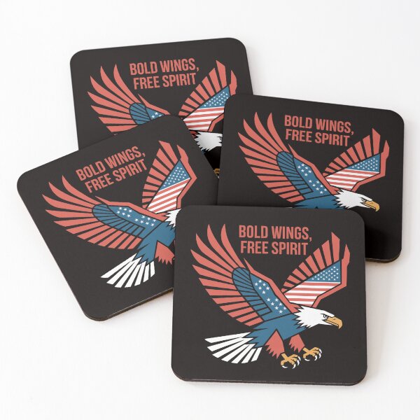 Item preview, Feral Bold Free 4th of July – Bold Wings Free Spirit designed and sold by Slavicsoul.