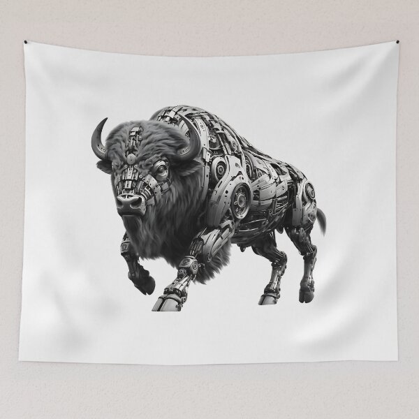 Item preview, Mechanical Buffalo designed and sold by Trexart-Shop.