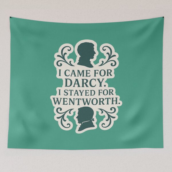 Item preview, From Darcy to Wentworth – A Literary Glow-Up designed and sold by LeahHa.