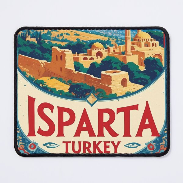 Artikelvorschau, Isparta Türkei Vintage Reisetourismus entworfen und verkauft von TravelersGems.