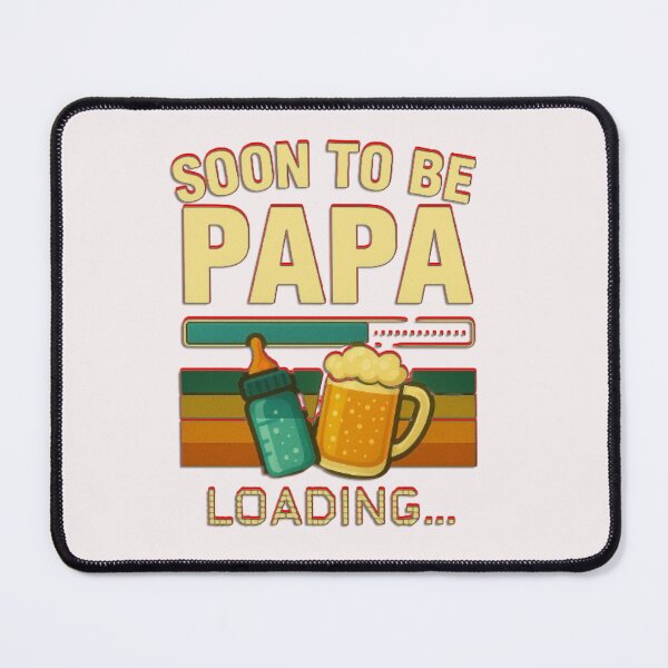 Item preview,  Soon to Be Papa Again Loading – Funny Tech Dad Shirt designed and sold by MoodCircuit.