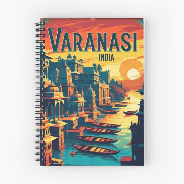 Item preview, Varanasi India Vintage Travel Tourism  designed and sold by TravelersGems.