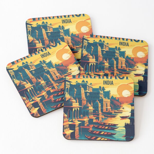 Item preview, Varanasi India Vintage Travel Tourism  designed and sold by TravelersGems.