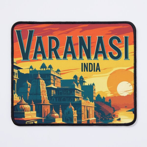 Item preview, Varanasi India Vintage Travel Tourism  designed and sold by TravelersGems.
