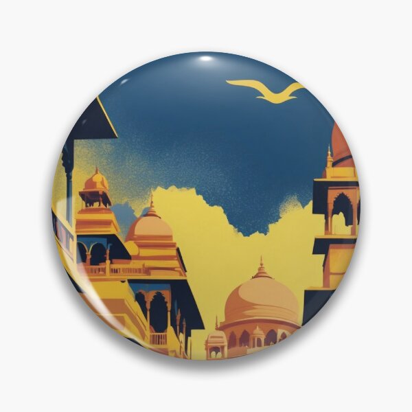 Item preview, Pune India Vintage Travel Tourism  designed and sold by TravelersGems.